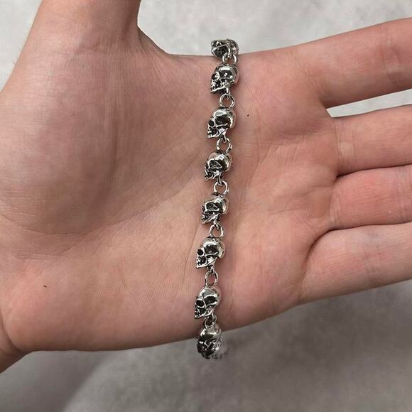 Chrome skull rockstar MENS - Picture 2 of 4